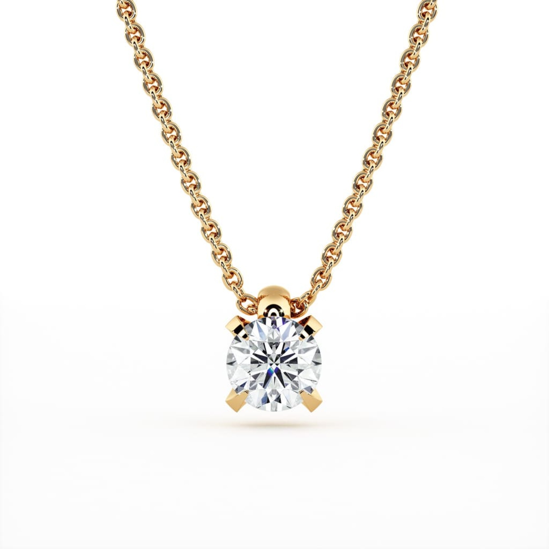 Pendant & Necklace Classics Diamond Yellow Gold CRADLE